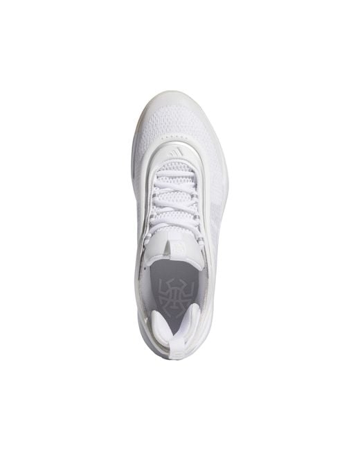 Adidas White D.O.N Issue #6 Metallic' for men