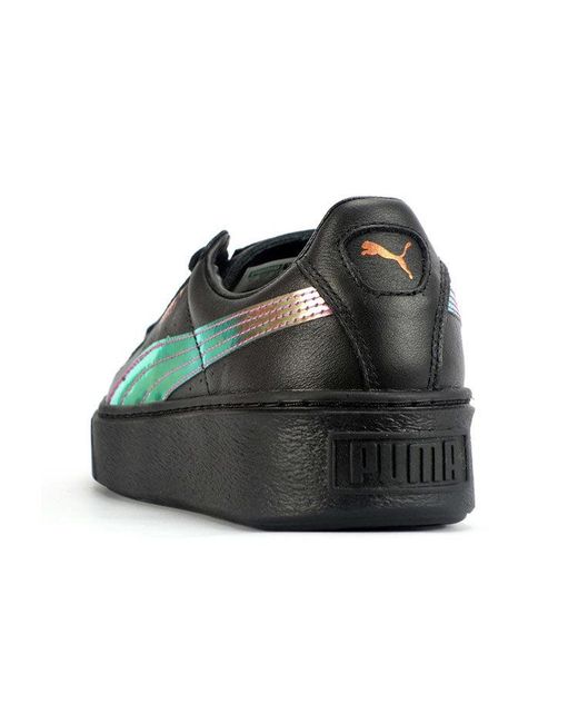 PUMA Black (Wmns) Basket Platform