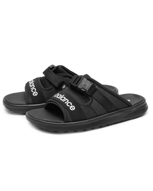 New Balance Black 330 Slides for men