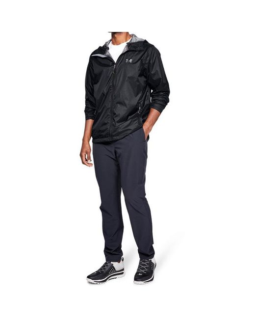 Under Armour Blue Forefront Rain Training Sports Jacket for men