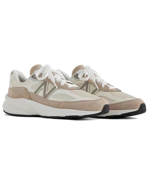 New Balance White 990 V6 X Aim Leon Dore Made for men