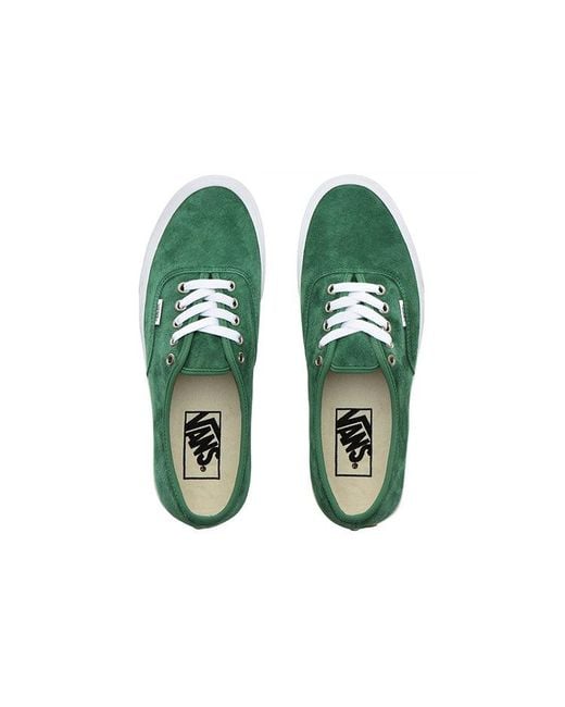 Vans Green Authentic Suede 'Fairway' for men