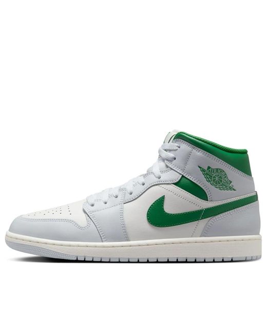 Nike Men's Green 1 Mid 'Summit Lucky'