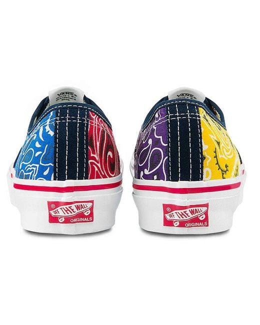Vans Blue Bedwin & The Heartbreakers X Authentic 'Bandana Pack for men