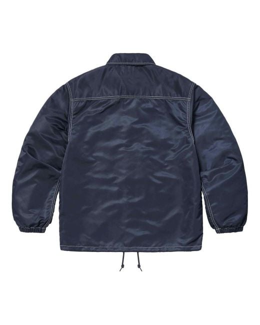 Supreme Blue Nylon Chore Coat for men