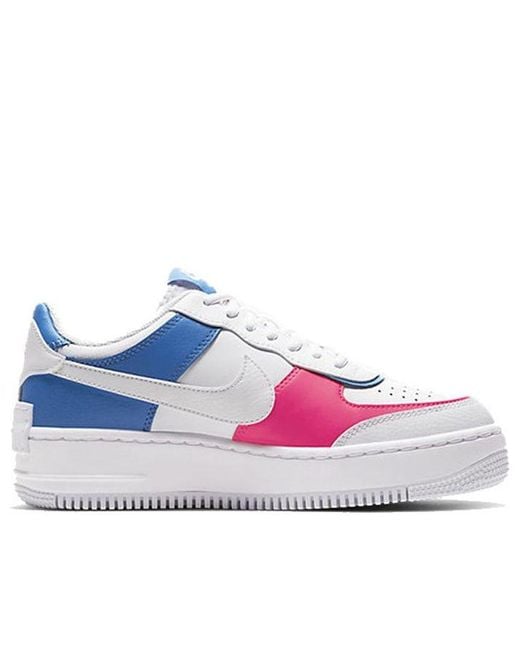 Nike White (Wmns) Air Force 1 Shadow 'Cotton Candy'
