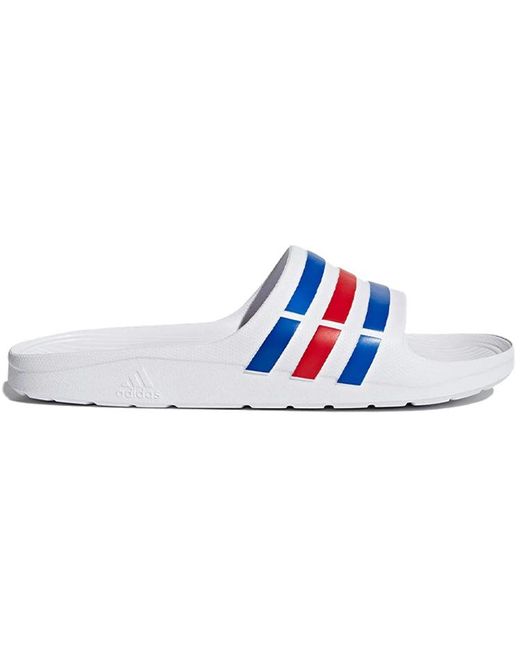 Adidas Blue Duramo Slides for men