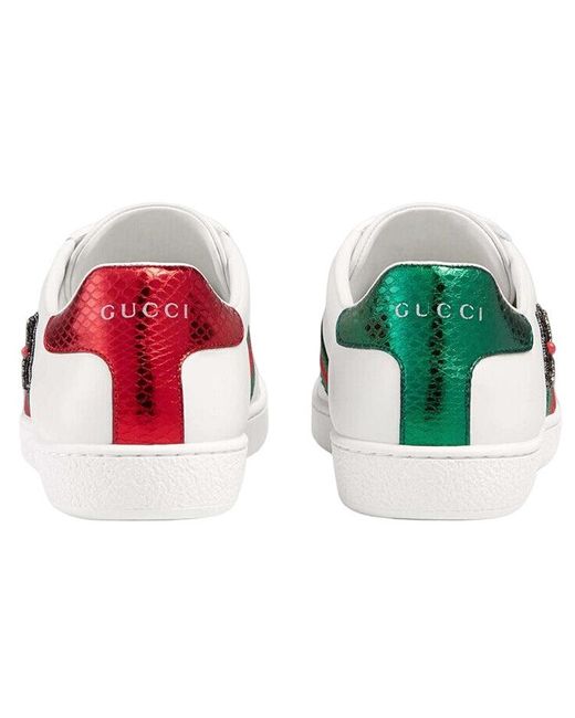Gucci White (Wmns) Ace Embroidered 'Arrow'