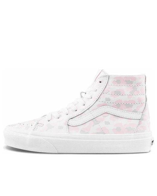 Vans White Sk8-Hi Tapered Shoes for men