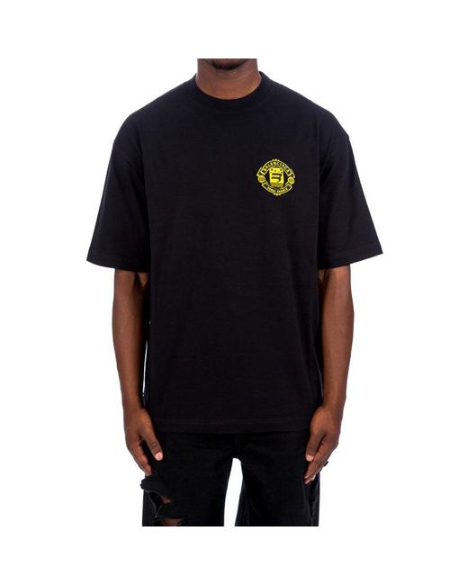 Balenciaga Black Crest Logo T-Shirt for men