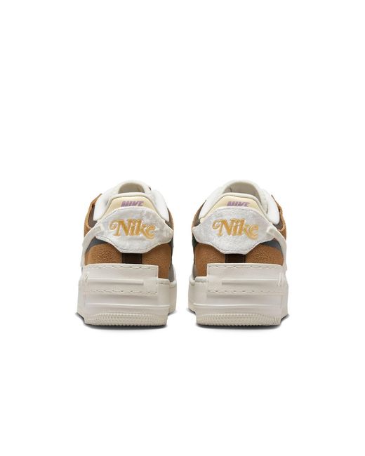 Nike White (Wmns) Air Force 1 Shadow 'Bling'