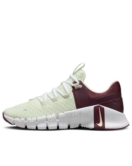 Nike White (Wmns) Free Metcon 5 'Sea Glass Burgundy Crush'