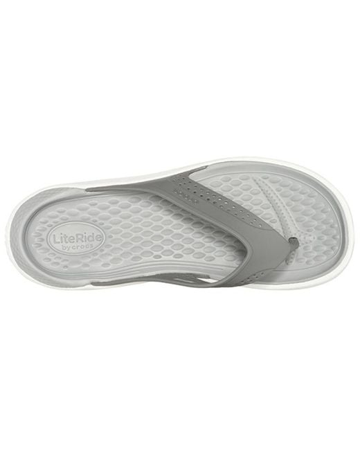 CROCSTM Gray Literide Beach Slippers for men