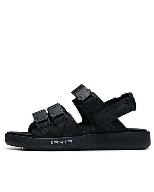 Anta Black Life Series Sandals for men