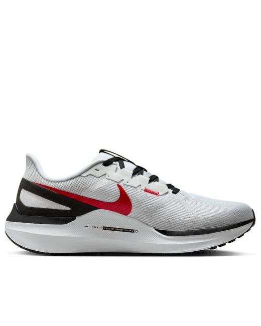 Nike White Air Zoom Structure 25 Fire' for men