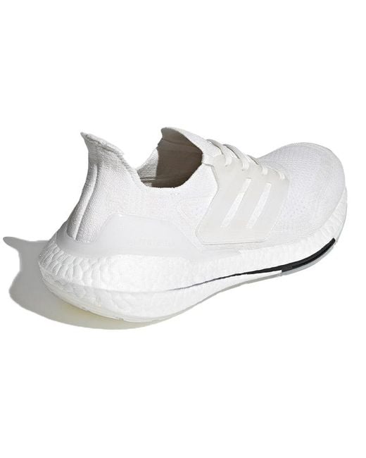Adidas White Ultraboost 21 Primeblue 'Non Dyed' for men