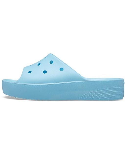 CROCSTM Blue (Wmns) Classic Platform Slide 'Arctic'
