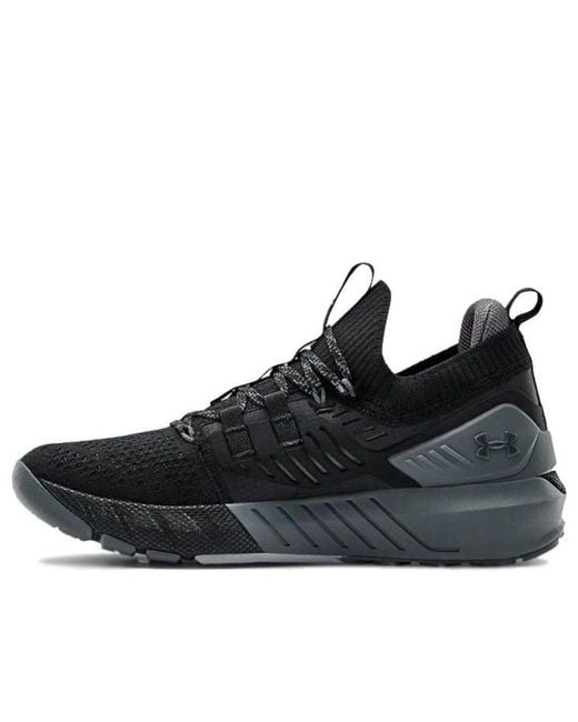 Under Armour Black Armour Project Rock Runners for men