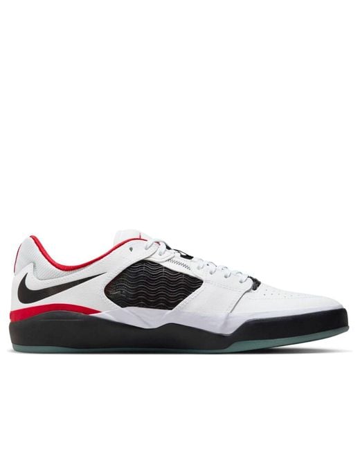Nike White Sb Ishod Wair Premium Skate Shoes for men