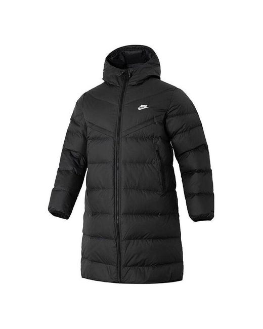 Nike Down Jacket in Black for Men Lyst