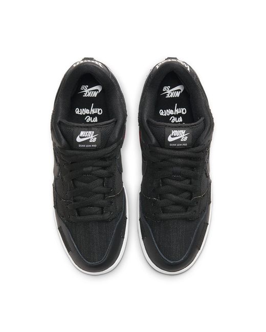 Nike Black X Wasted Youth Sb Dunk Low Denim' for men
