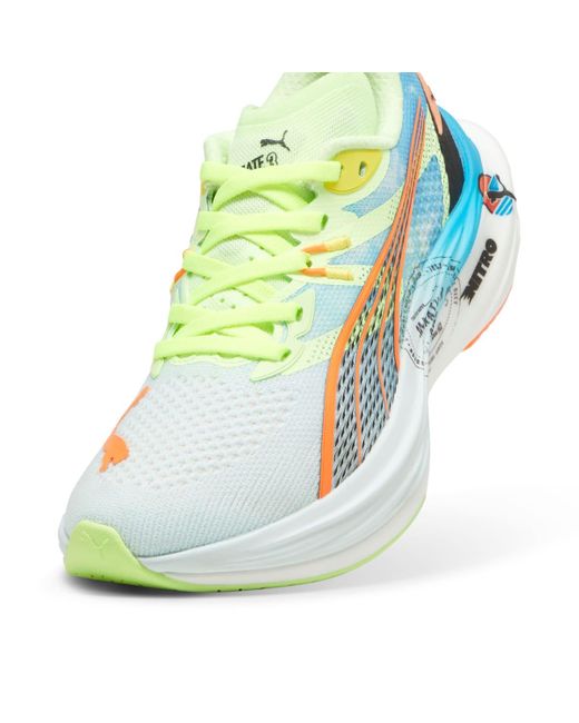PUMA Blue Deviate Nitroâ 3 Marathon Series Running Shoes
