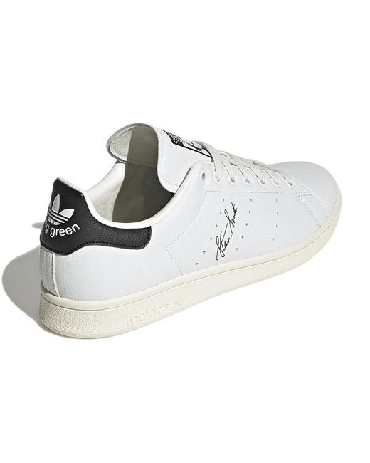 Adidas White The Muppets X Stan Smith Primegreen 'Kermit The Frog' for men