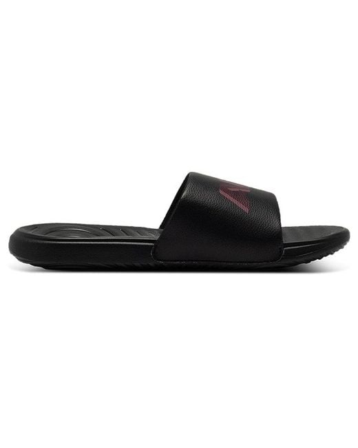 Under Armour Black Ansa Graphic Slide Beta' for men