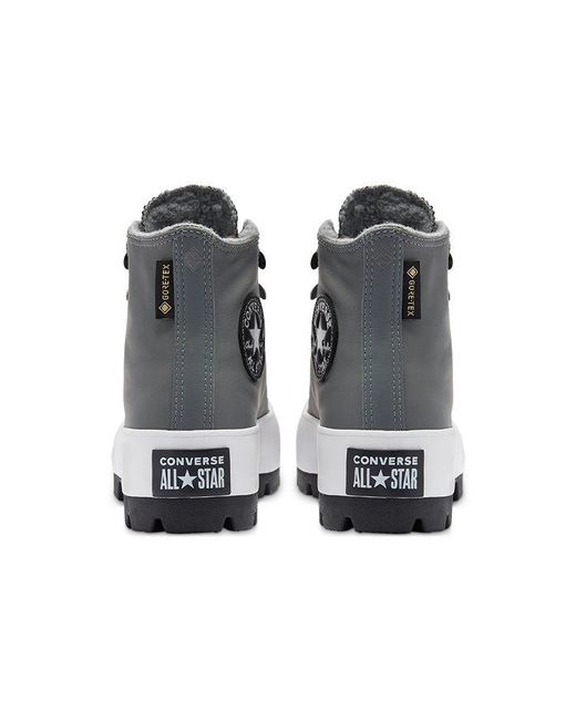 Converse Black (Wmns) Chuck Taylor All Star Lugged Winter High Gtx 'Limestone'