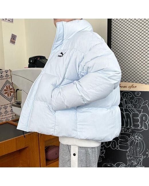 PUMA Blue Classic Down Jacket for men