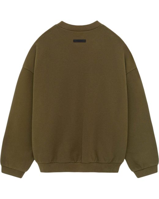 Fear Of God Green Fleece Crewneck for men