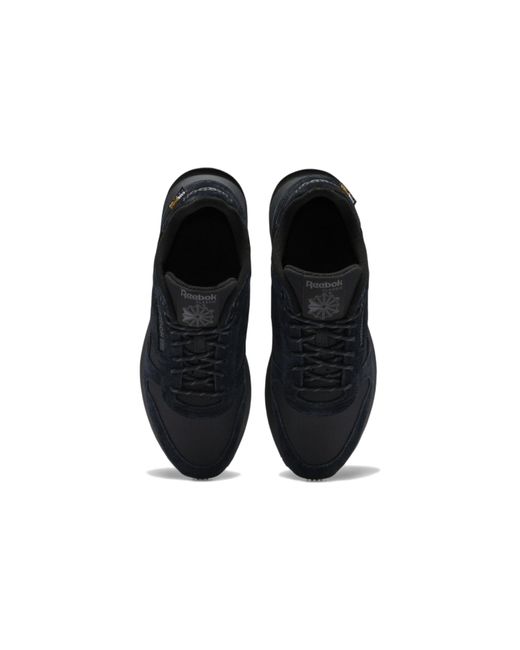 Reebok Black Classic Leather Winterized Heritage Running Shoe for men