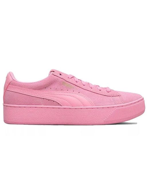 puma vikky platform pink