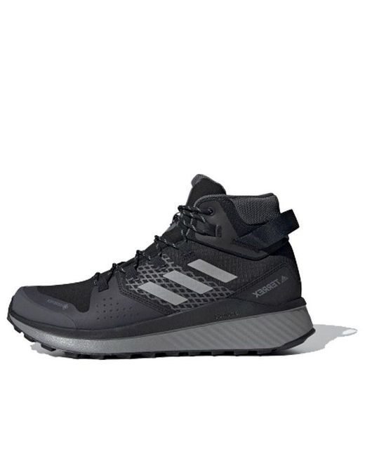 Adidas Black Terrex Folgian Hiker Mid Gtx for men