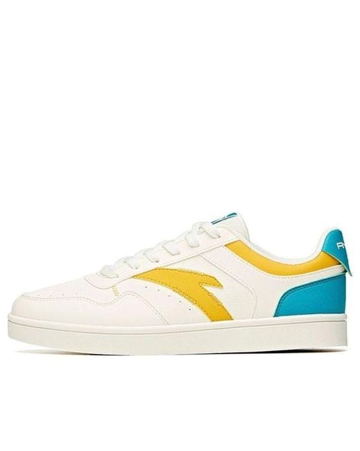Anta Yellow Skateboarding Shoes for men