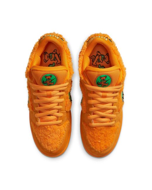 Nike Orange X Grateful Dead Sb Dunk Low Bear' for men