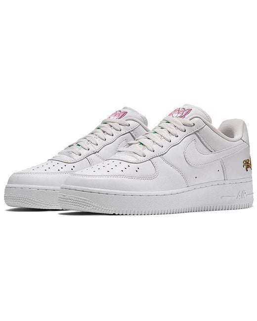 Nike White Air Force 1 Low Qs 'Nai-Ke for men