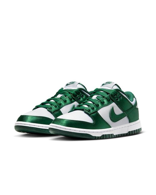 Nike Green Dunk Low Satin" Dx5931 100"