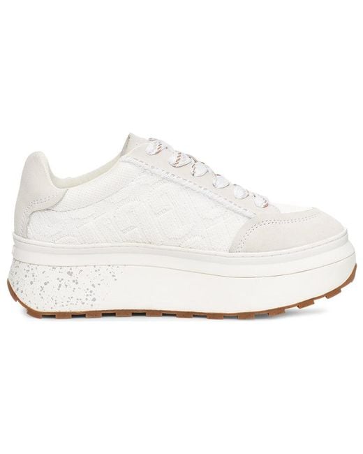 Ugg White (Wmns) Marin Lace Logo Sneaker