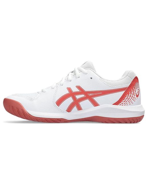 Asics White (Wmns) Gel-Dedicate 8 Light Garnet'