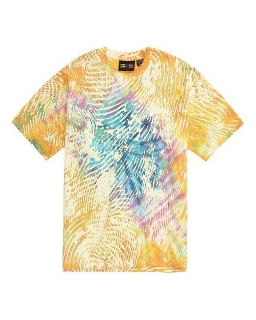 Adidas Yellow Originals X Pw March Madness Fan Tee for men