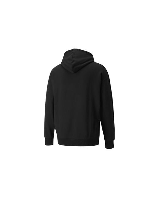 PUMA Black Circle Logo Hoodie for men