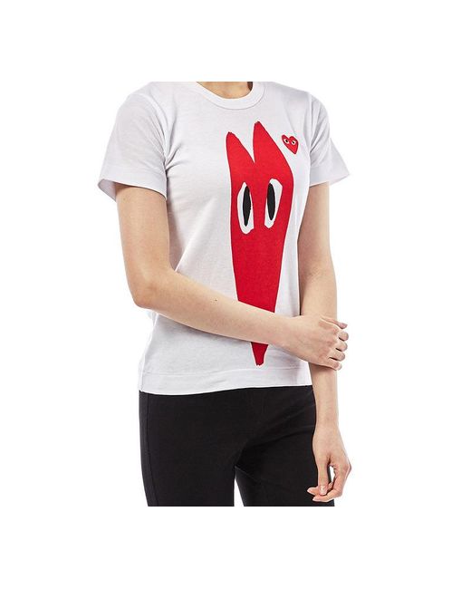 COMME DES GARÇONS PLAY Red (Wmns) Long Heart Tee