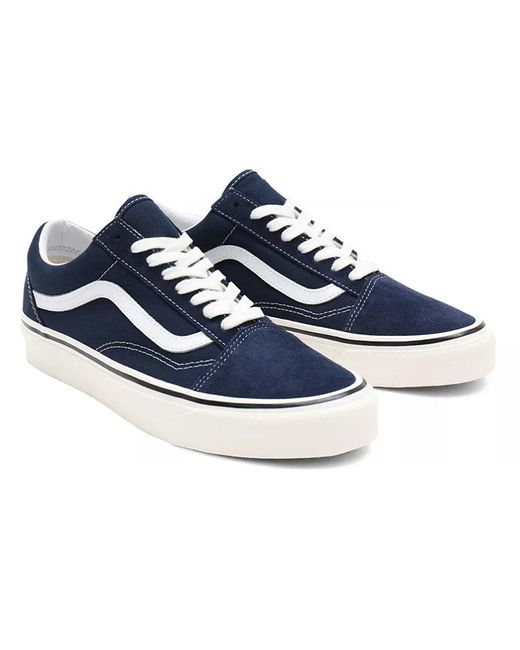 Vans Blue Style 36 Lightweight Breathable Low Tops Casual Skateboarding Shoes for men