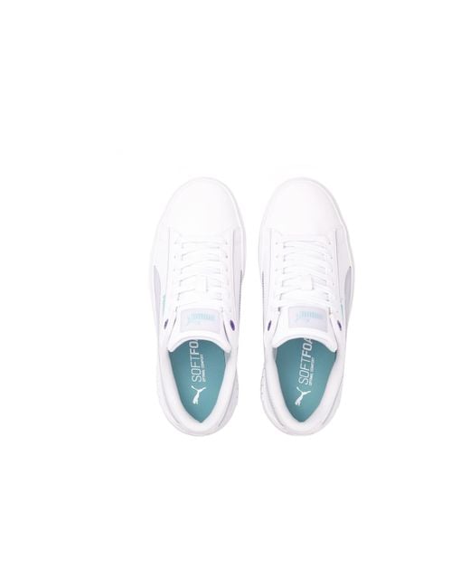 PUMA White (Wmns) Smash Platform V2 'Candy