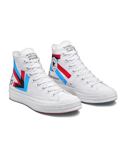 Converse Blue Patta X Experimental Jetset X Chuck 70 High 'Patta Psychogeographic Practice' for men