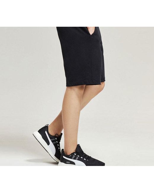PUMA Black Solid Casual Shorts for men