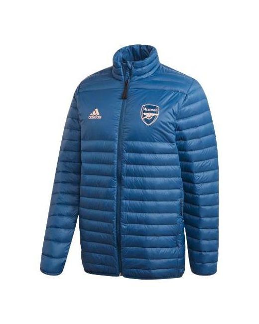 Adidas Blue Arsenal Soccer/Football Sports Down Jacket for men