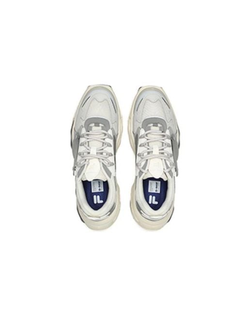 Fila White Vintage Daddy Shoes for men