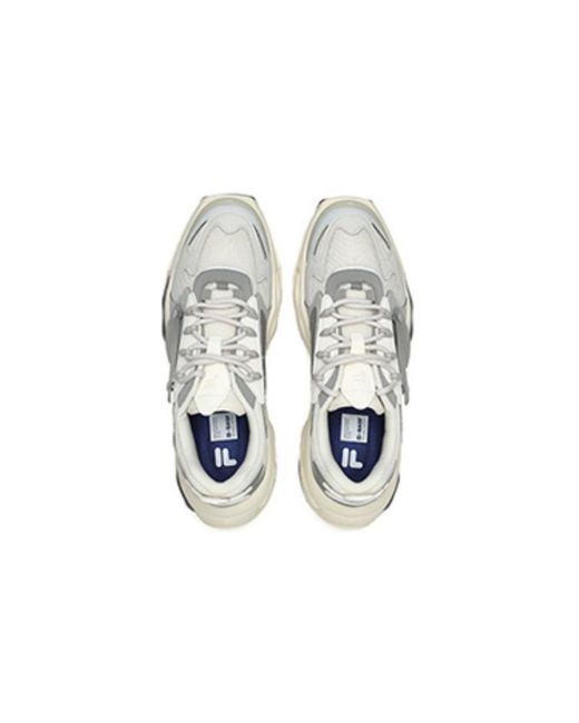 Fila White Vintage Daddy Shoes for men